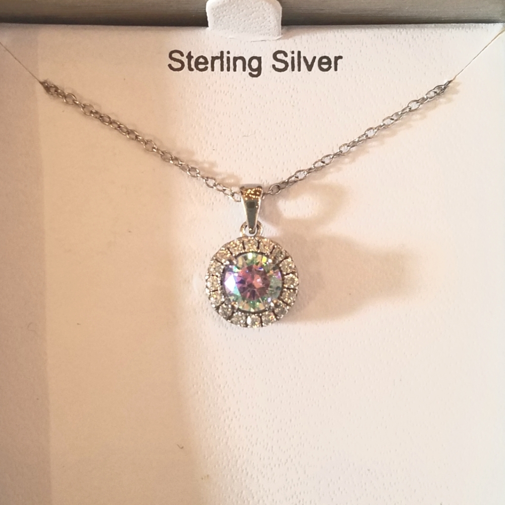 🎁 925 Sterling Silver Pendant & Necklace - Picture 3 of 7